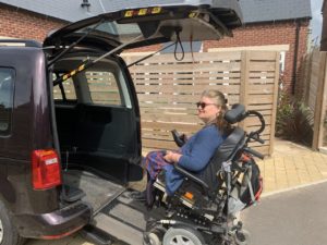 transfer from wheelchair to car