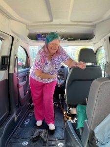 Upfront Passenger wheelchair accessible vehicle