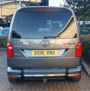 VW Caddy drive from wheelchair wav