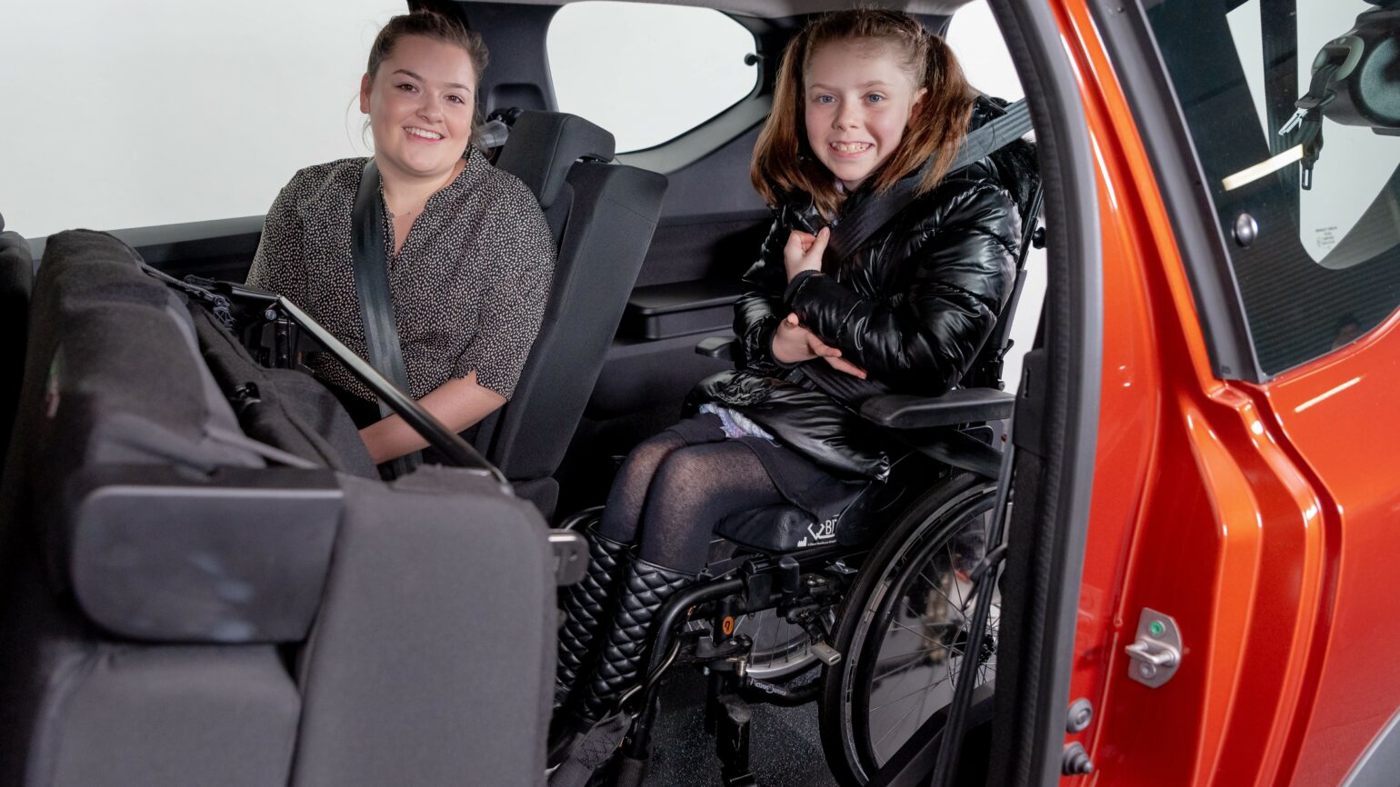 wheelchair accessible family car