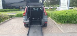 Interior shot of the back of Dacia Jogger with back wheelchair ramp