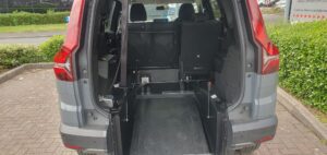 Interior shot of the back of Dacia Jogger