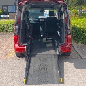 VW Caddy drive from wheelchair wav