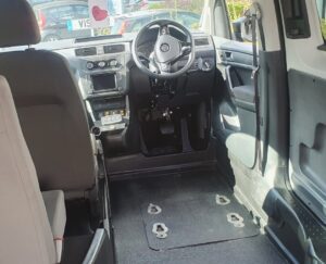 vw caddy drive from wheelchair wav