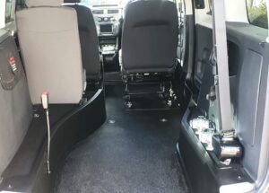 vw caddy drive from wheelchair wav