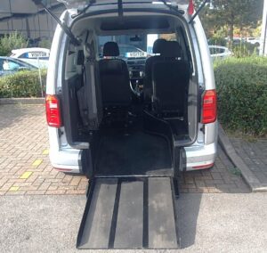 vw caddy upfront passenger wav