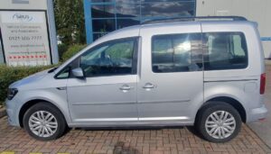 vw caddy upfront passenger wav