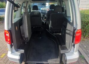 vw caddy upfront passenger wav